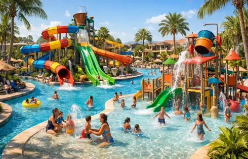 Family-Friendly Resorts with Water Parks and Entertainment